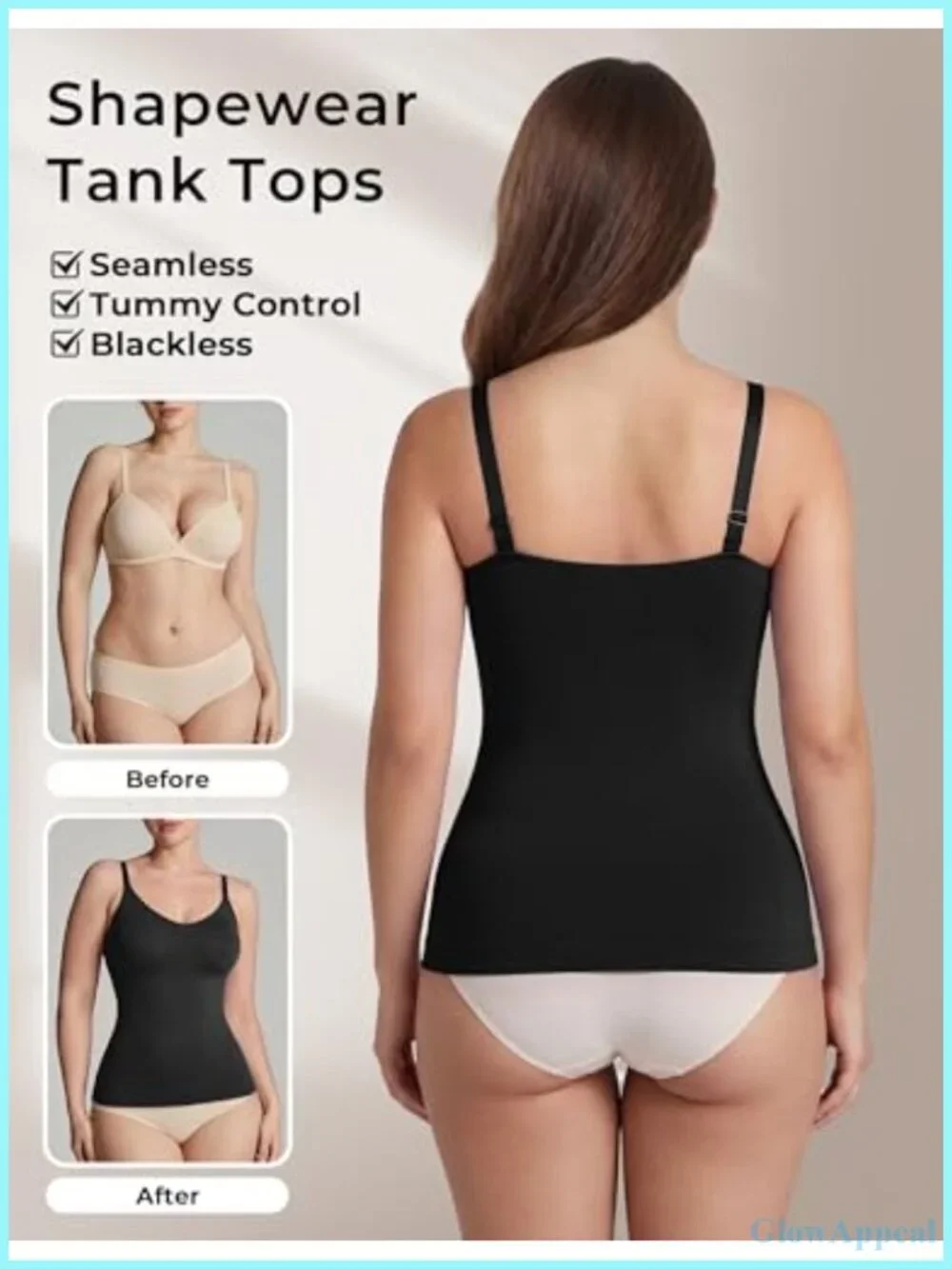 Seamless Tummy Control Shapewear Tank Top for Women